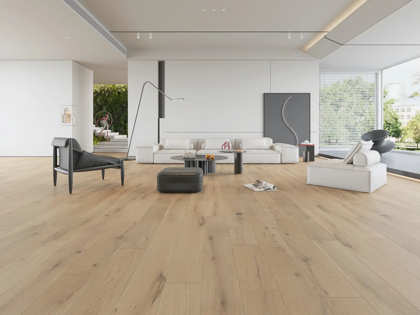MSW66 Oak Iceberg 5/8 x 7-1/2" Wire Brushed Engineered- Call 844-356-6711 for BEST price! MW floors