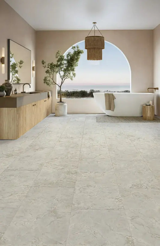 APX152 Adura Apex Rapolano Marble 8mm x 18 x 36" Vinyl Tile Flooring 27.77 sf/ctn Mannington