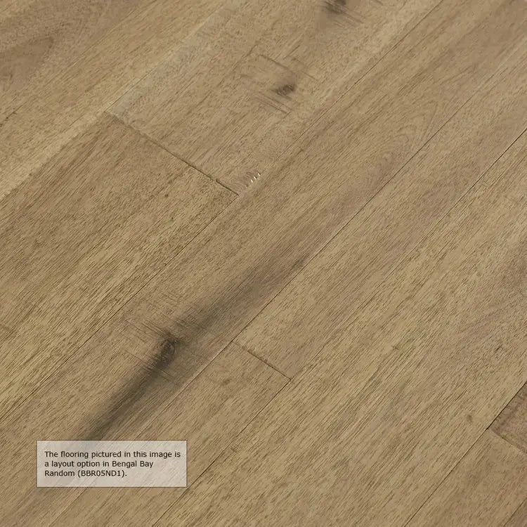 BBP05ND1 Mannington Bengal Bay Sand 3/8 x 5" Handcrafted Engineered Hardwood Floor - Call for BEST Price Mannington