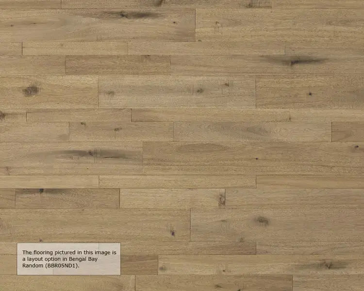 BBP05ND1 Mannington Bengal Bay Sand 3/8 x 5" Handcrafted Engineered Hardwood Floor - Call for BEST Price Mannington