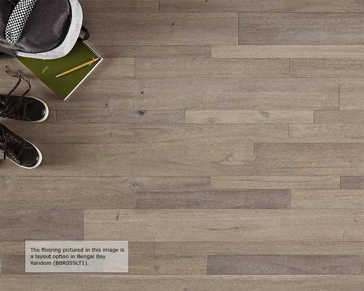 BBP05SLT1 Mannington Bengal Bay Salt 3/8 x 5" Handcrafted Engineered Hardwood Floor - Call for BEST Price Mannington