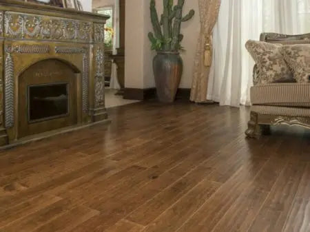 Birch Aspen 3/8 x 5" Hand Scraped Engineered Hardwood Flooring - 32.81 sqft/ctn Elk Mountain