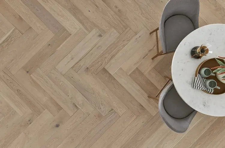 HPLS37SUMF1 Mannington Park City Herringbone Summit 1/2 x 7 1/2" Handcrafted Engineered Hardwood Floor - Call for BEST Price Mannington