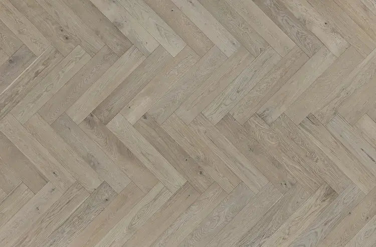 HPLS37WINF1 Mannington Park City Herringbone Wintry 1/2 x 7 1/2" Handcrafted Engineered Hardwood Floor - Call for BEST Price Mannington