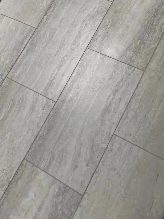 LT002 Nordic Gray Luxury Tile 6mm x 12" x 24" Waterproof Rigid SPC Click Tile (24.03sf/ctn) (Copy) LT Floors