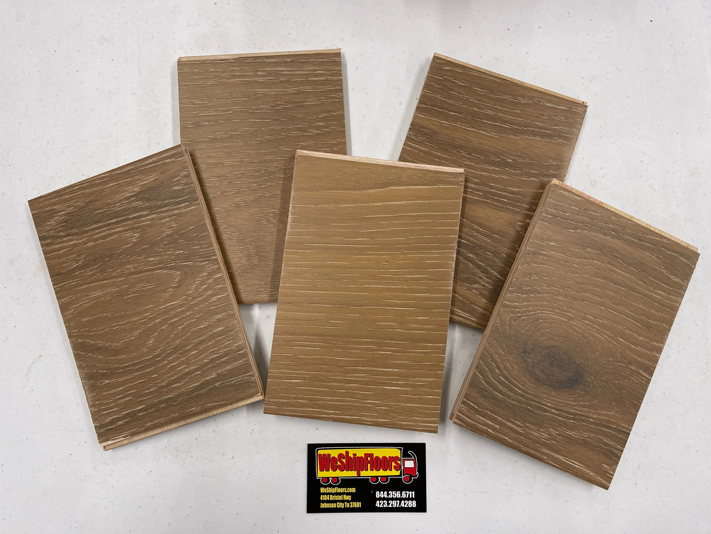 MSW57 Oak Tannin 1/2 x 7-1/2" Hand Scraped Engineered Hardwood Flooring 31.09 sf/ctn MW floors