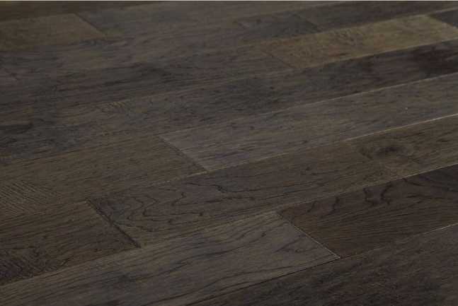 NF006 Hickory Jupiter 3/8 x 5" Hand Scraped Engineered Hardwood Flooring Elk Mountain