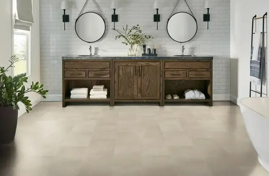 RGR021 Adura Rigid Meridian Stucco 5.5mm x 12" Vinyl Tile Flooring 24 sf/ctn Mannington
