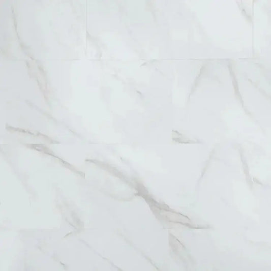 Adura Legacy White with Gray Vinyl Tile Flooring Mannington