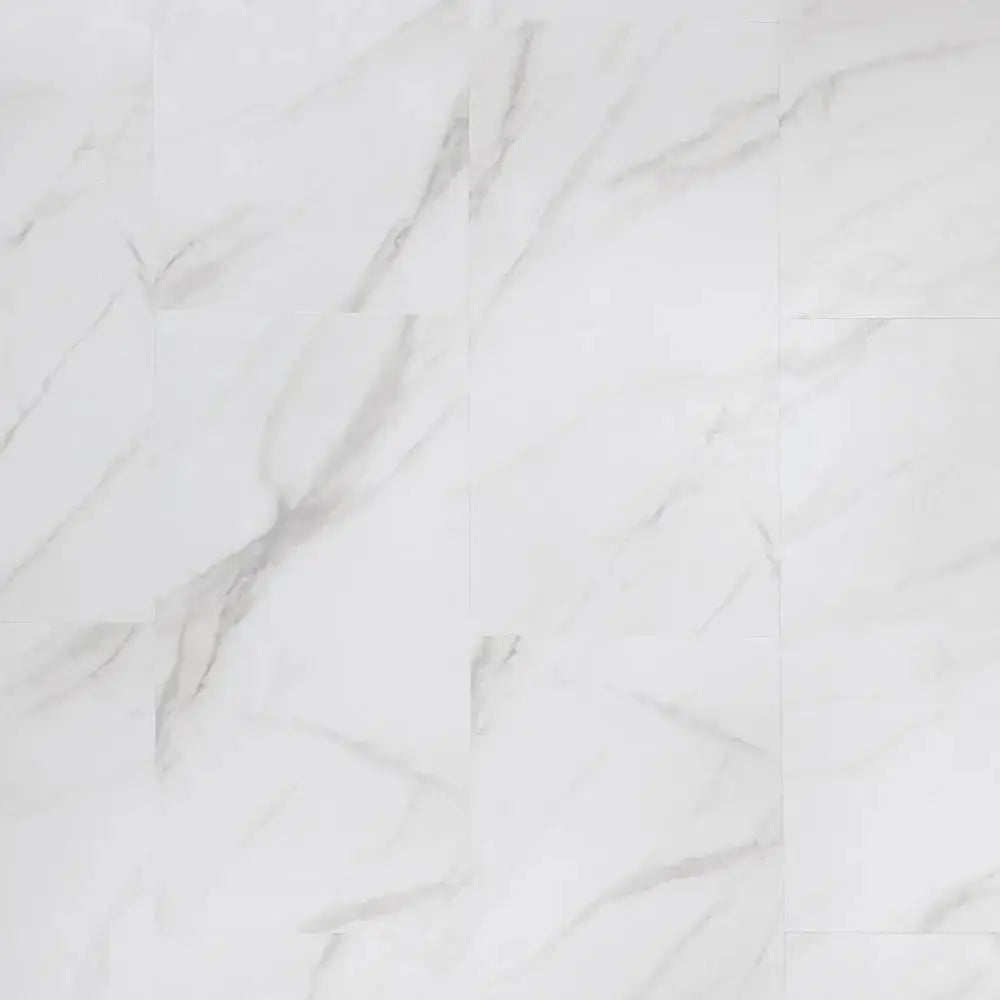 Adura Legacy White with Gray Vinyl Tile Flooring Mannington