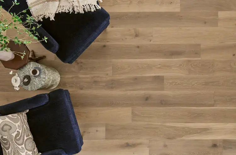 SANC10DNE1 Mannington Riverwalk Terra 5/8 x 7" Handcrafted Engineered Hardwood Floor - Call for BEST Price Mannington
