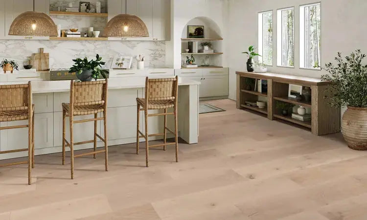 SANC10SEA1 Mannington Sanctuary Seasalt  5/8 x 9 1/2" Handcrafted Engineered Hardwood Floor - Call for BEST Price Mannington