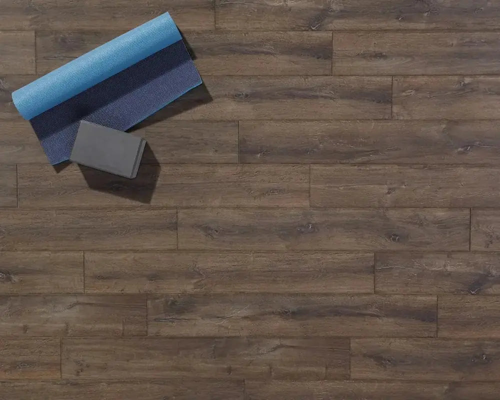 Sample of Mannington Restoration Blacksmith Oak Rust Laminate Flooring 28301
