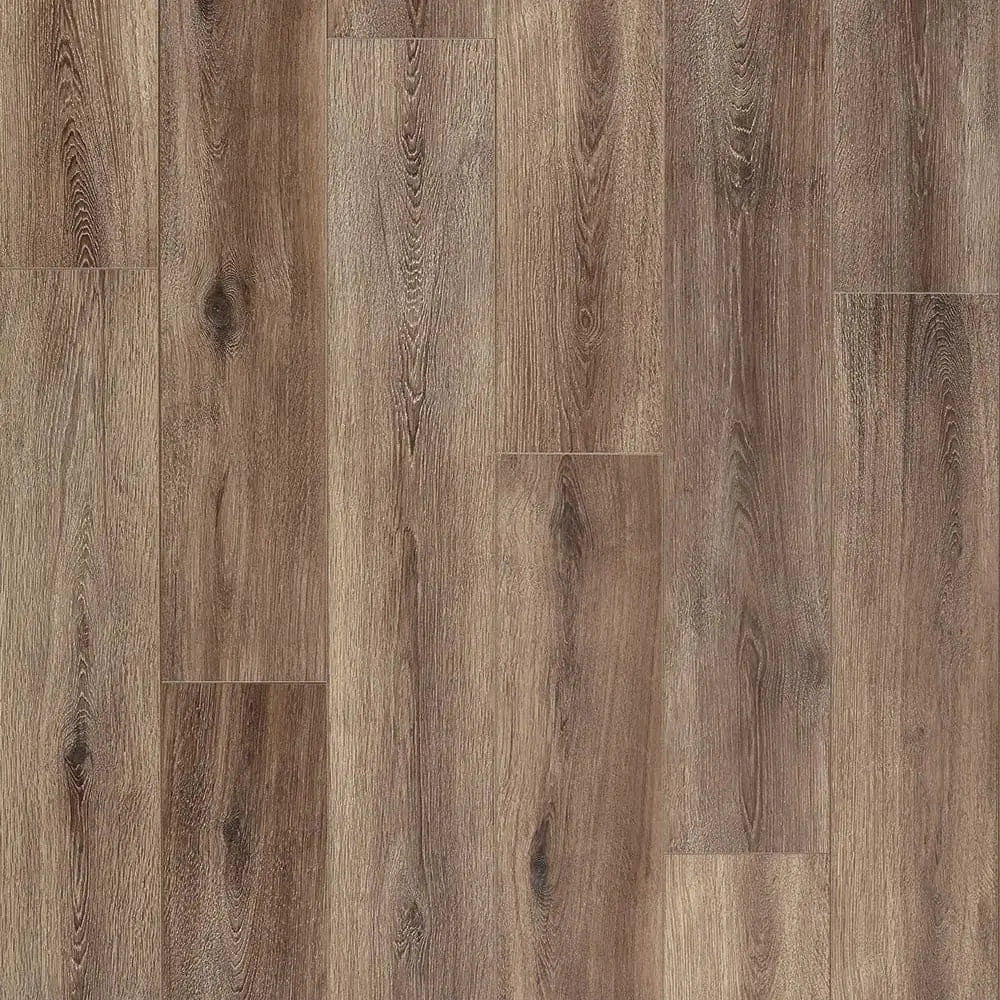 Sample of Mannington Restoration Fairhaven Brushed Coffee Laminate Flooring 28101