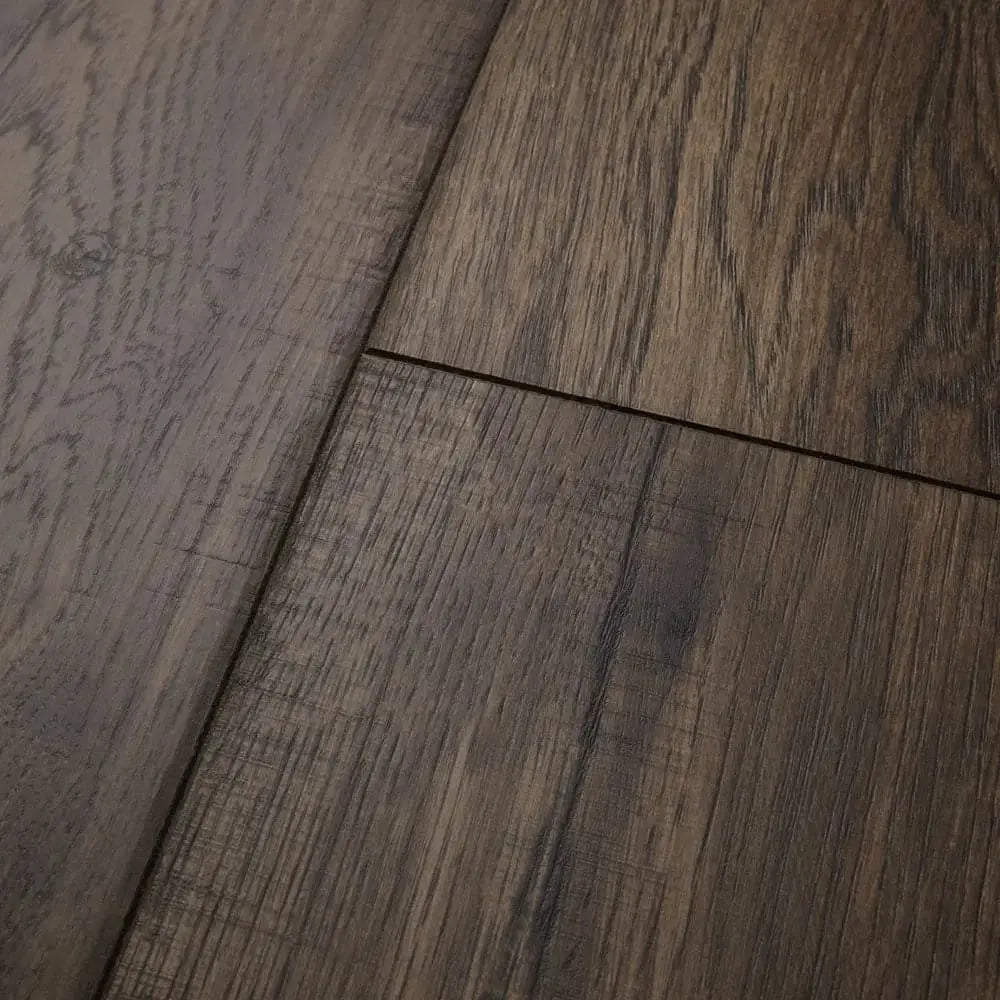 Sample of Mannington Restoration Hillside Hickory Coal Laminate Flooring 28212 - Call for BEST Price