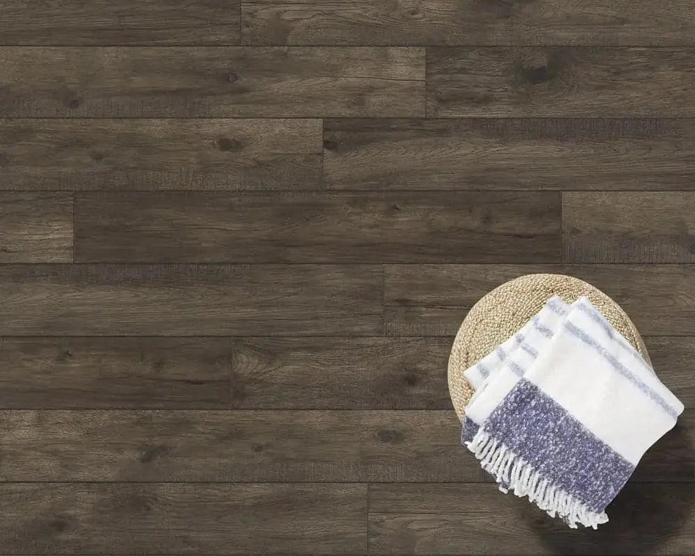 Sample of Mannington Restoration Hillside Hickory Coal Laminate Flooring 28212 - Call for BEST Price