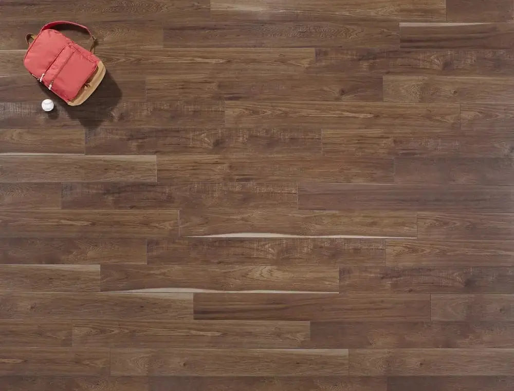 Sample of Mannington Restoration Sawmill Hickory Gunstock Laminate Flooring 22331 - Call for BEST Price