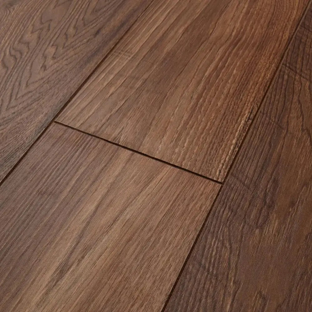 Sample of Mannington Restoration Sawmill Hickory Leather Laminate Flooring 22332
