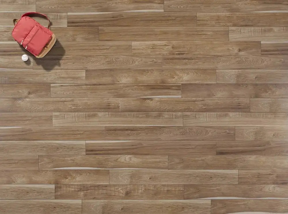 Sample of Mannington Restoration Sawmill Hickory Natural Laminate Flooring 22330 - Call for BEST Price