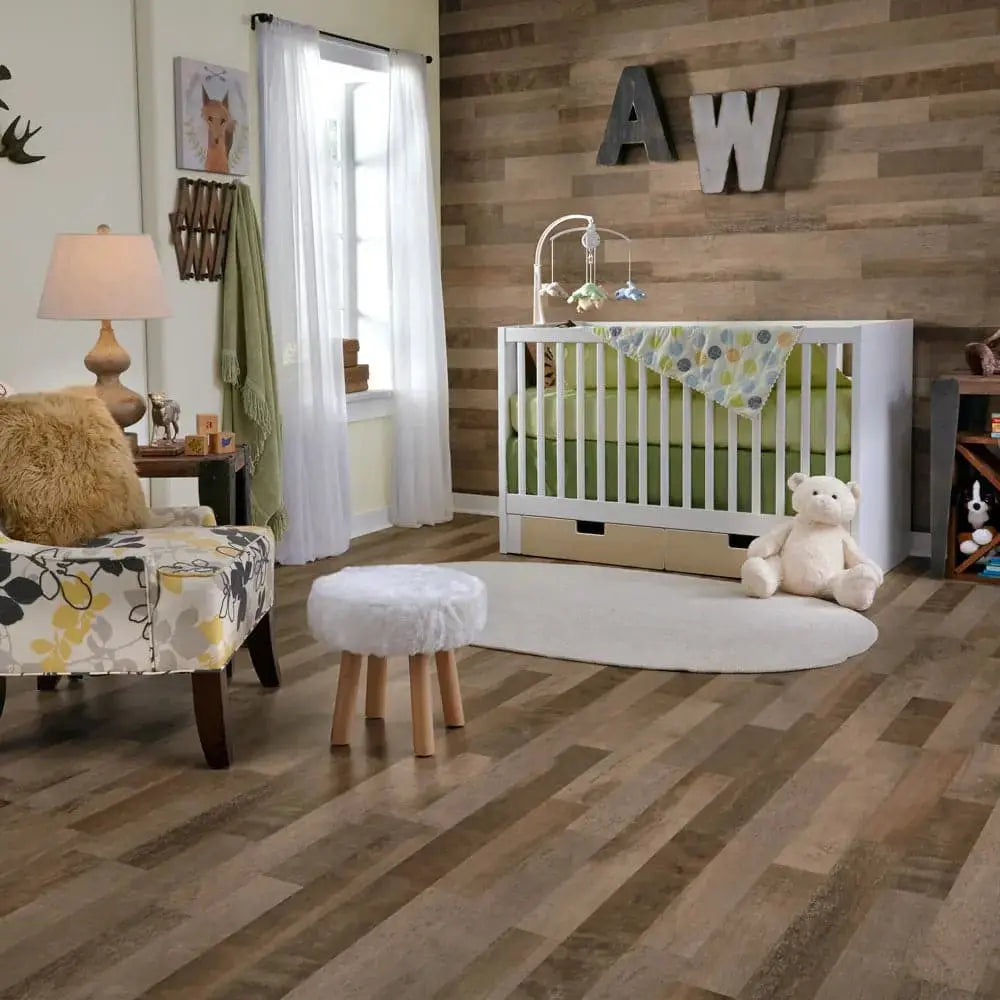 Sample of Mannington Restoration Whiskey Mill Barrel Laminate Flooring 28220 - Call for BEST Price