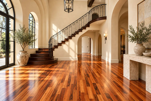 Unfinished Tigerwood Natural 3/4" Solid Hardwood Flooring - Call for BEST price