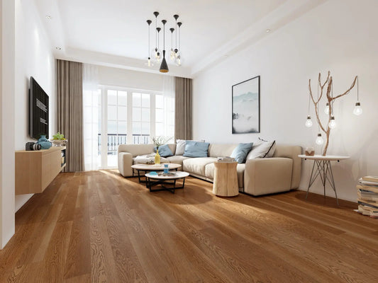 MSW50 Oak Desert 3/8 x 5" Wire Brushed Engineered Hardwood Flooring (33.08 sf/ctn) - Call for BEST Price MW floors