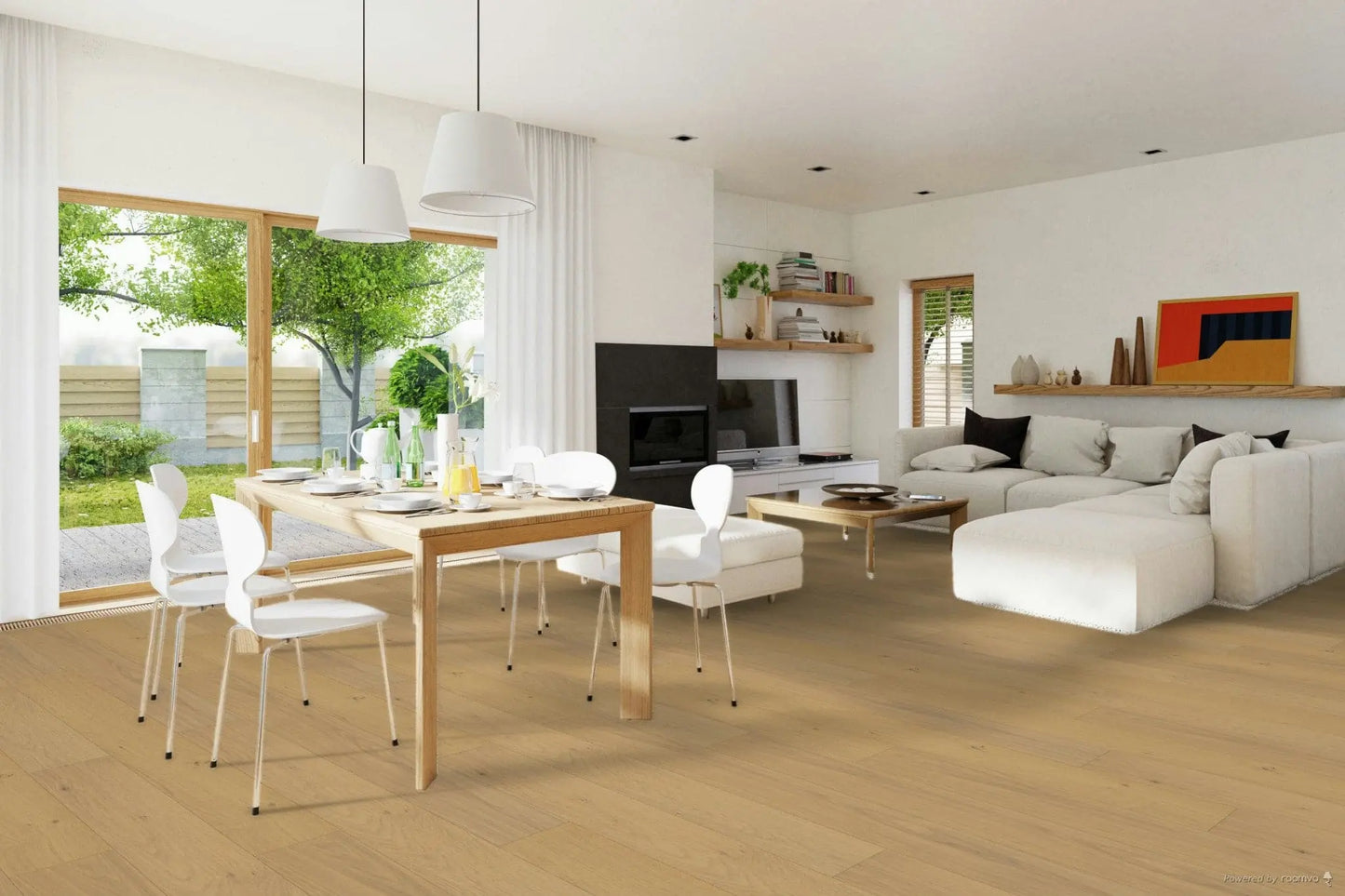 AF175 Oak Hampton 3/8 x 7-1/2" Wire Brushed Engineered - Call/text for current price/stock! AF Floors