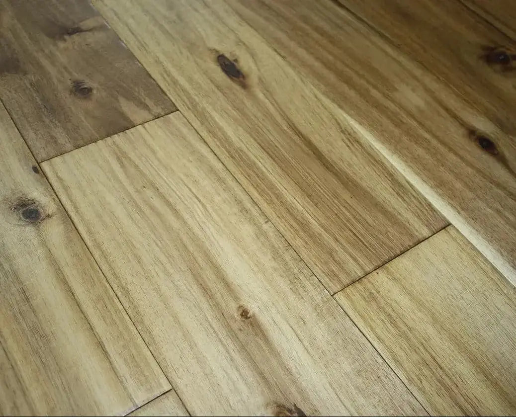 Asian Walnut Natural 3/4 x 5" Hand Scraped Solid Hardwood Flooring - 28.37 sqft/ctn Elk Mountain