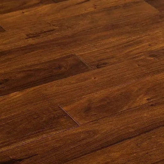 Acacia Toffee 9/16 x 4-3/4" Hand Scraped Small Leaf Engineered Hardwood Flooring - 28.3 sqft/ctn Elk Mountain