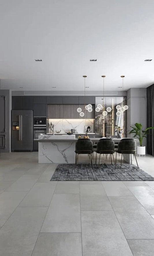 Adura Apex Domain Concrete Vinyl Tile Flooring APX120 (27.7 sqft/ctn) Mannington