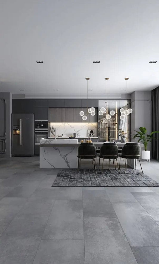 Adura Apex Domain Slate Vinyl Tile Flooring APX121 (27.7 sqft/ctn) Mannington