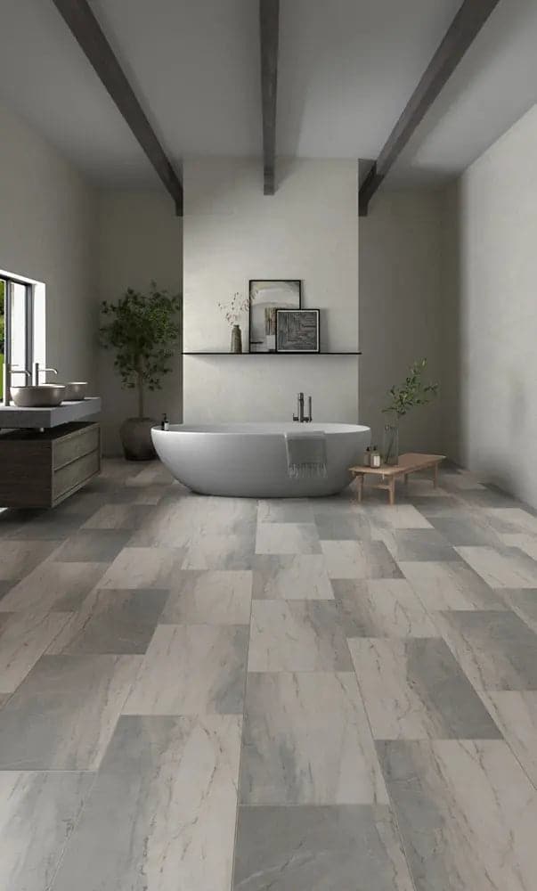 Adura Arctic Glacier Vinyl Tile Flooring Mannington