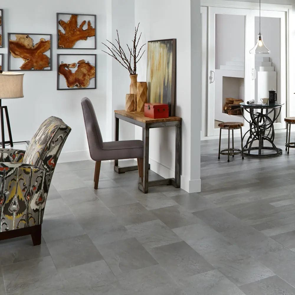 Adura Meridian Steel Vinyl Tile Flooring Mannington