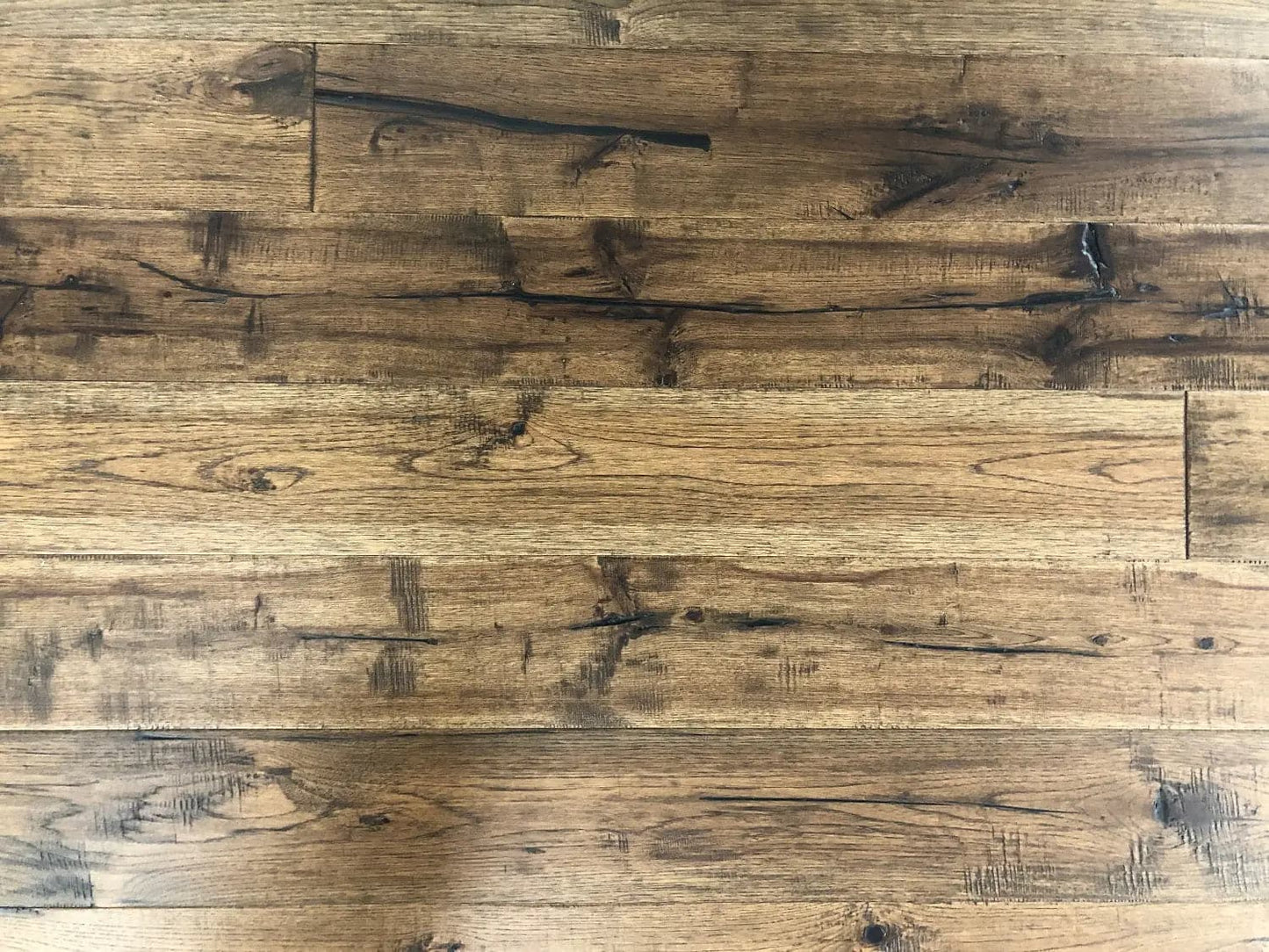 Antique Hickory Kasper 1/2 x 7-1/2" Handscraped Engineered Hardwood Flooring - 34.37 sqft/ctn Elk Mountain