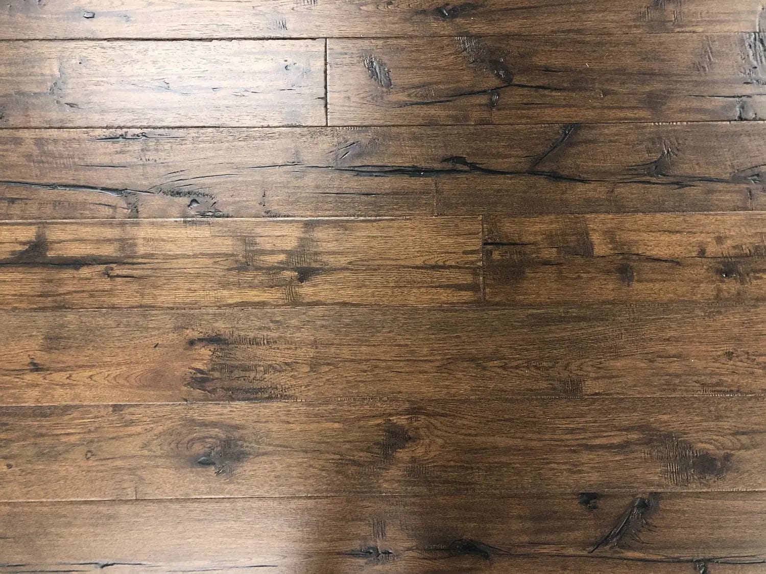Antique Hickory Toucan 1/2 x 7-1/2" Handscraped Engineered Hardwood Flooring - 34.37 sqft/ctn Elk Mountain