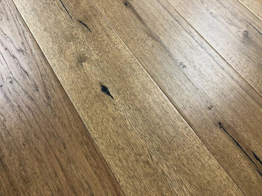 Antique Hickory Windon 1/2 x 7-1/2" Handscraped Engineered Hardwood Flooring - 34.37 sqft/ctn Elk Mountain