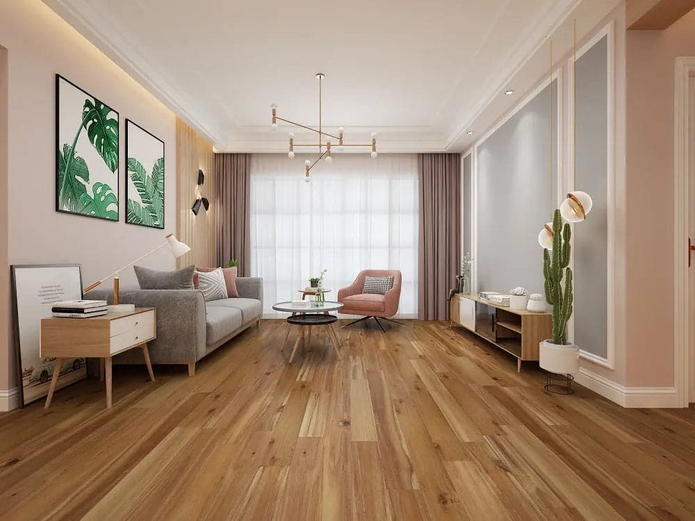 Asian Walnut Tobacco Road 3/4 x 5" Hand Scraped Solid Hardwood Flooring - 24.22 sqft/ctn Elk Mountain