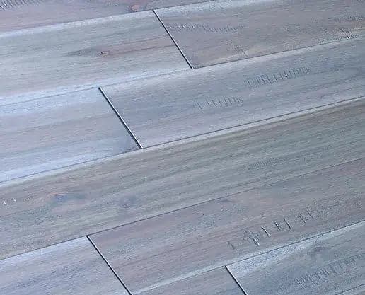 Asian Walnut Winterbean 3/4 x 5" Hand Scraped Solid Hardwood Flooring - 28.37 sqft/ctn Elk Mountain