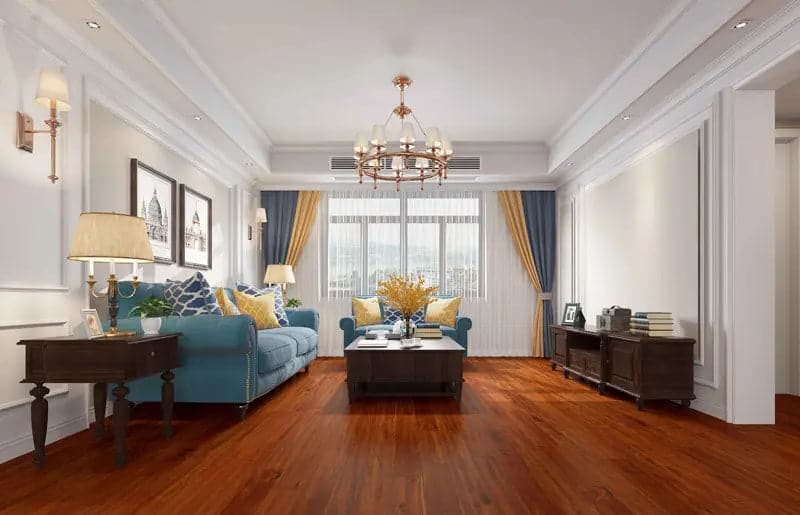 Birch Rum Butter 3/4 x 4-3/4" Hand Scraped Solid Hardwood Flooring - 24.22 sqft/ctn Elk Mountain