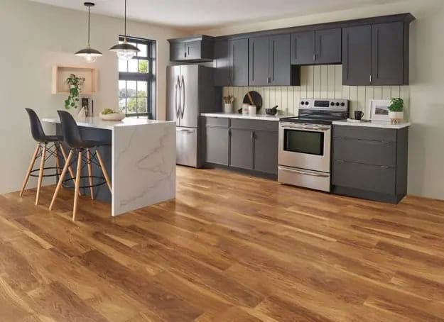 Bruce TimberTru Landscape Traditions Natural Hickory Laminate Flooring BRLT84L13OVL - 15.94 sqft/ctn Bruce