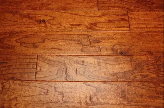 Elm Amaretto 9/16 x 5" Hand Scraped Engineered Hardwood Flooring - 26.05 sqft/ctn Elk Mountain