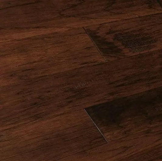 Hickory Kettle Cast Iron 1/2 x 6-1/2" Hand Scraped Engineered Hardwood Flooring - 26 sqft/ctn Elk Mountain