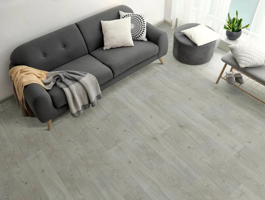 LamiCore Dove Gray Waterproof Laminate Flooring LM007 - 20.72 sqft/ctn LamiCore