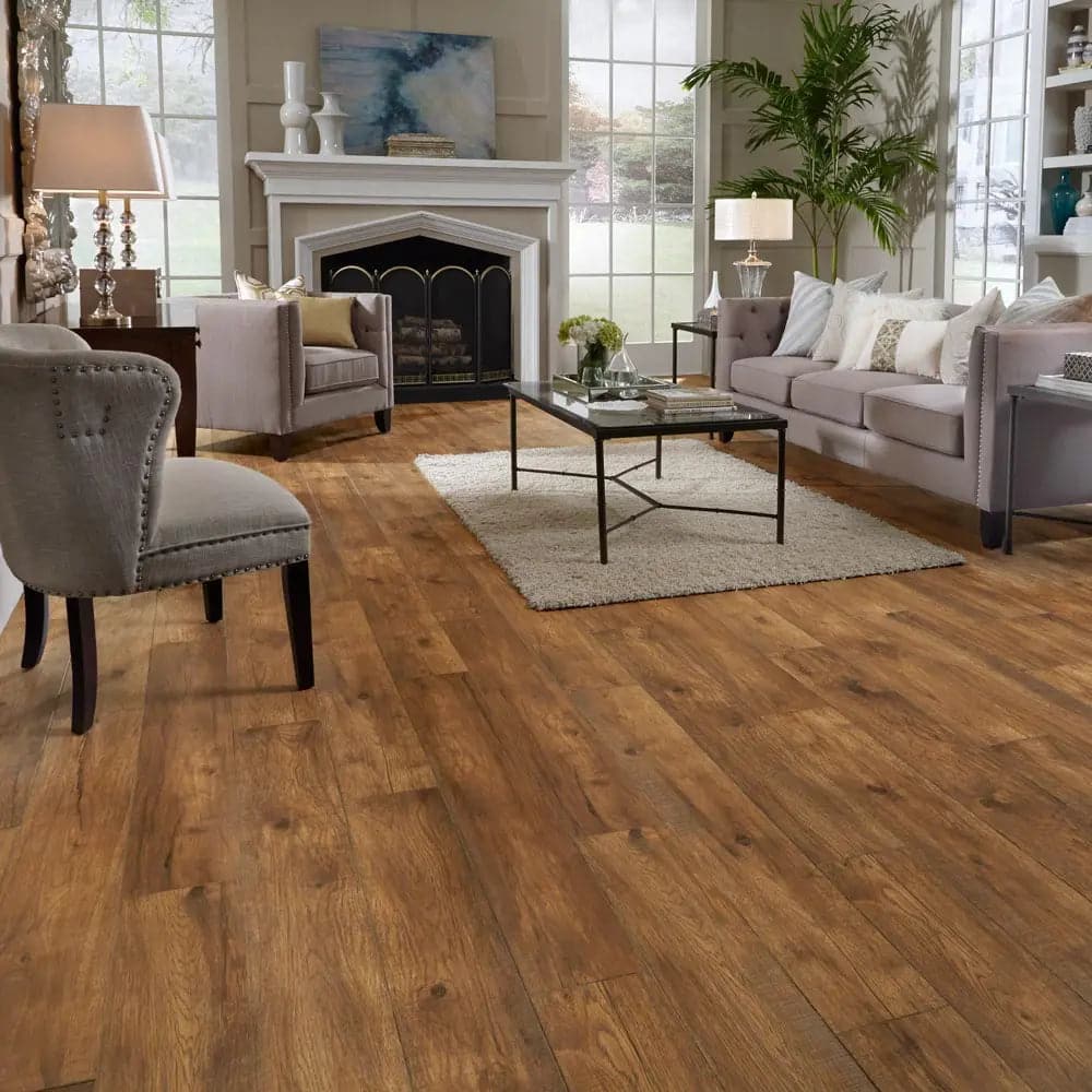 Mannington Restoration Hillside Hickory Ember Laminate Flooring 28213 - 21.22 sqft/ctn Mannington