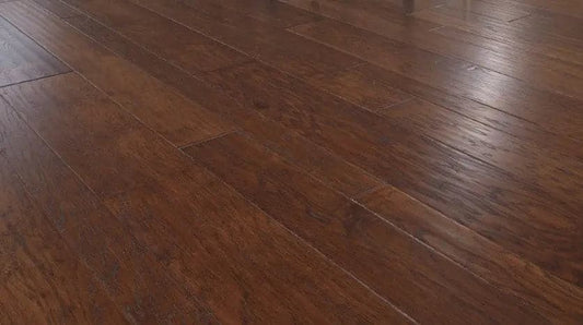Mohawk Weathered Portrait Hickory Coffee 3/8 x 3", 5", 7" Engineered Hardwood Flooring WEK33-94 (29.85 sqft/ctn) Mohawk
