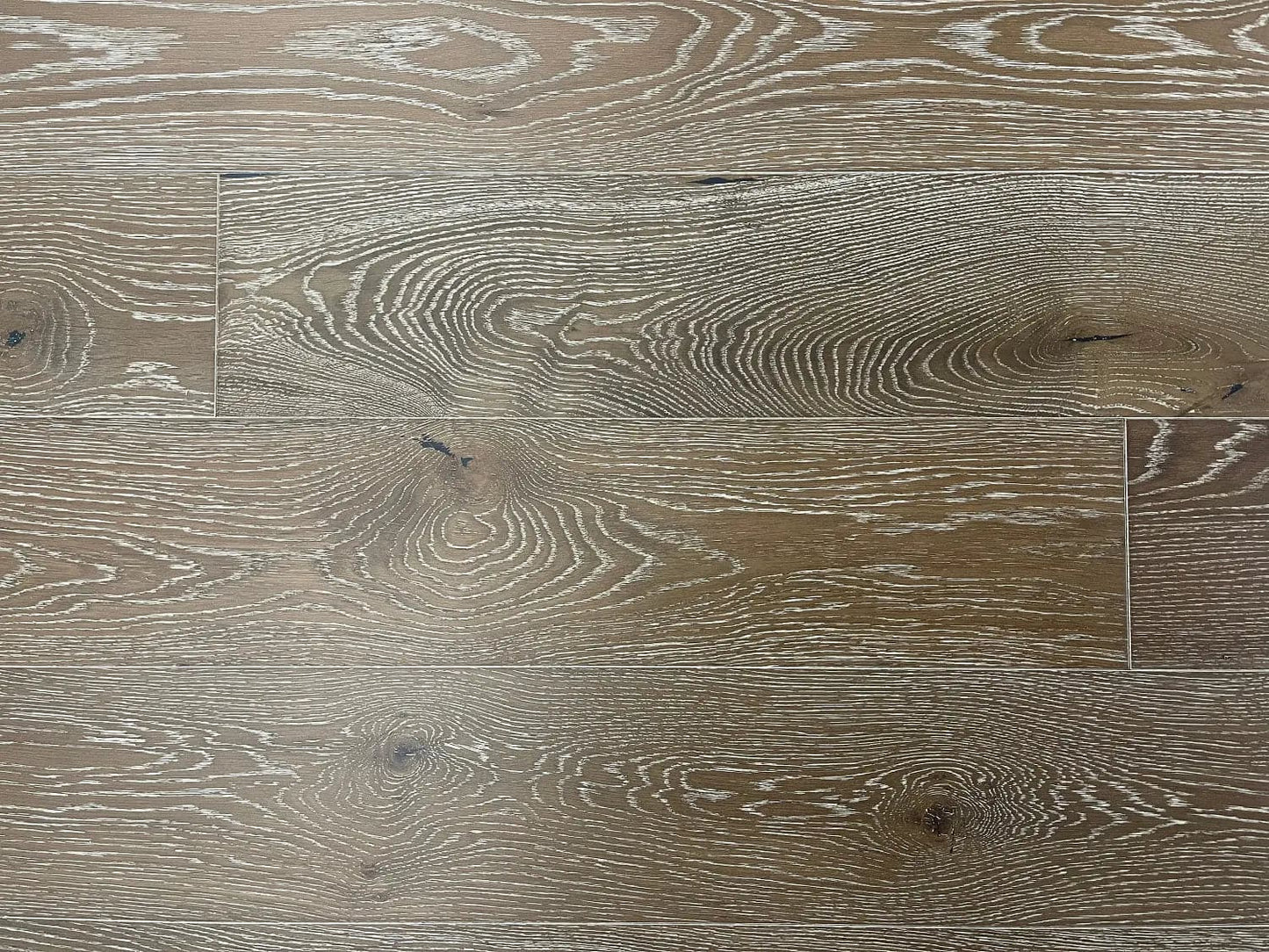 Oak Coffee 1/2 x 7-1/2" Wire Brushed Engineered Hardwood Flooring - 31.09 sqft/ctn Elk Mountain