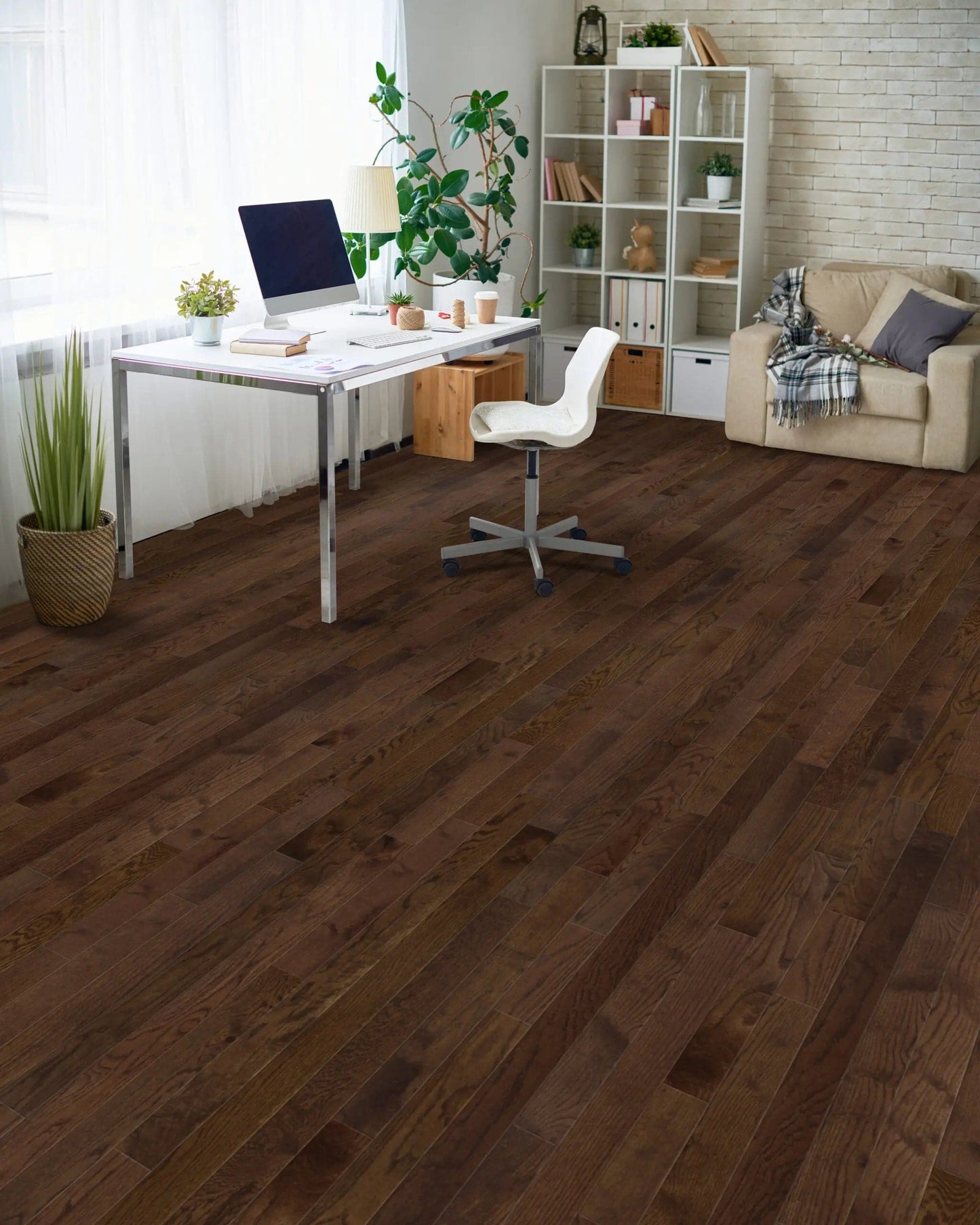Oak Sierra 3/4 x 3-1/4" Solid Hardwood Flooring - 27 sqft/ctn Elk Mountain