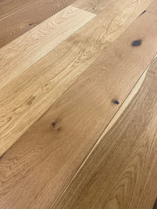 Oak Wheat Grass 1/2 x 7-1/2" Wire Brushed Engineered Hardwood Flooring - 31.09 sqft/ctn Elk Mountain