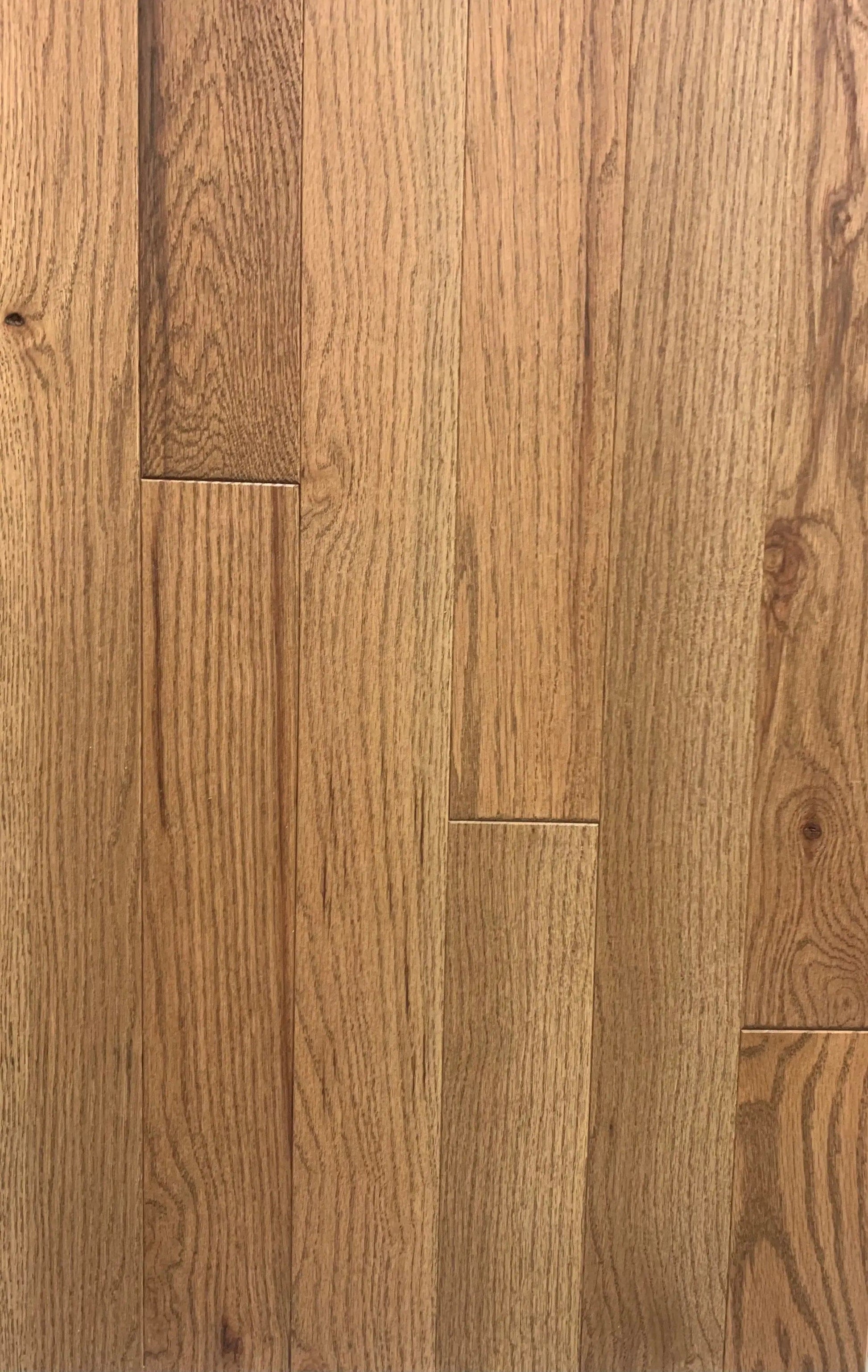 Red Oak Golden 3/4 x 3-1/4" Solid Wire Brushed - 27 sqft/ctn Elk Mountain
