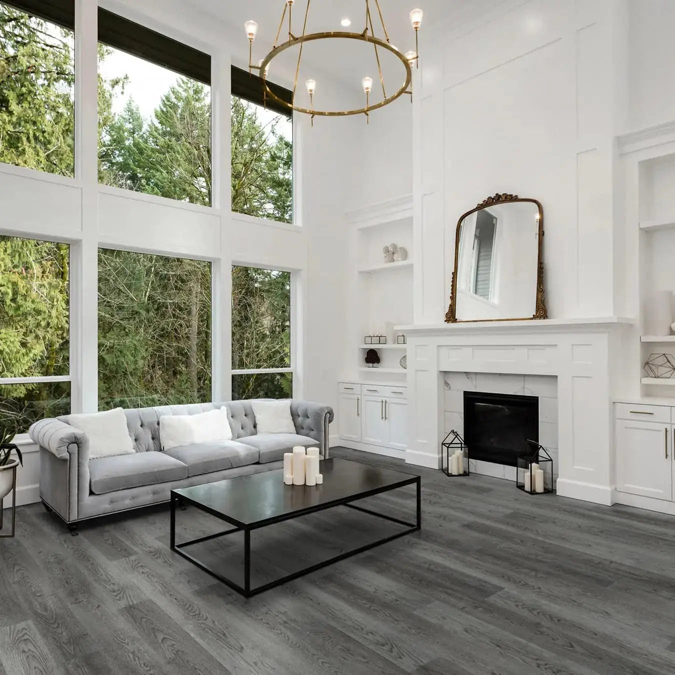 SUPERCore Gunmetal Oak Waterproof Rigid Plank Flooring supercorefloors